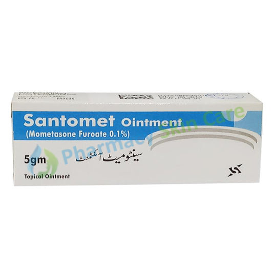 Santomet Ointment 5G Mometasone Furoate0.1% Corticosteroids Sante pharma