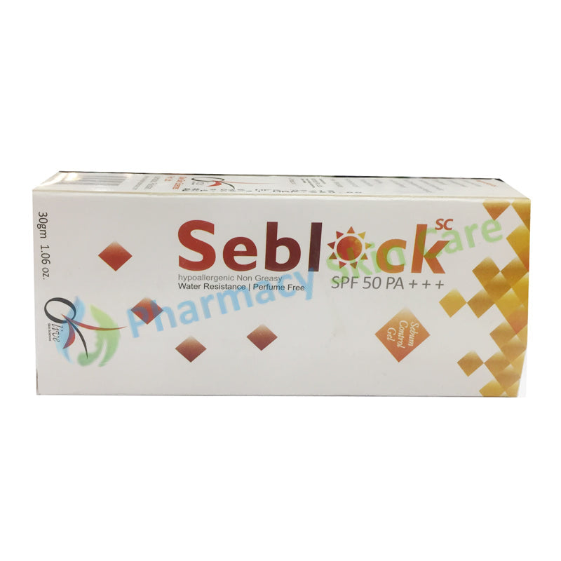 Seblock Spf 50 PA +++ Sunblock Olive Pharma