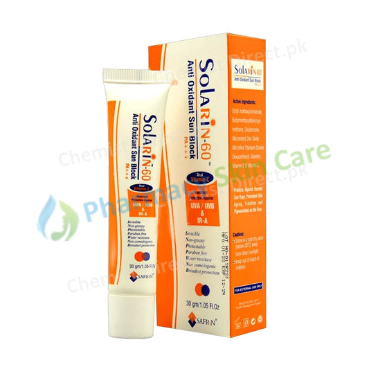 Solarin 60 Anti Oxidant Sunblock Day Cream Skin Care
