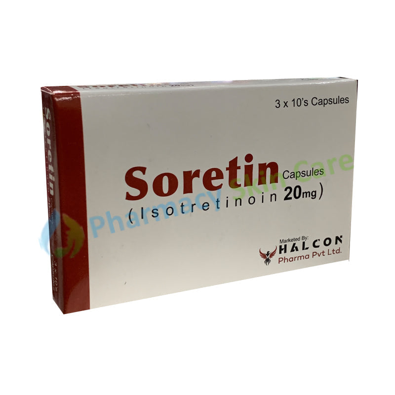 Soretin 20Mg Capsules Skin Care