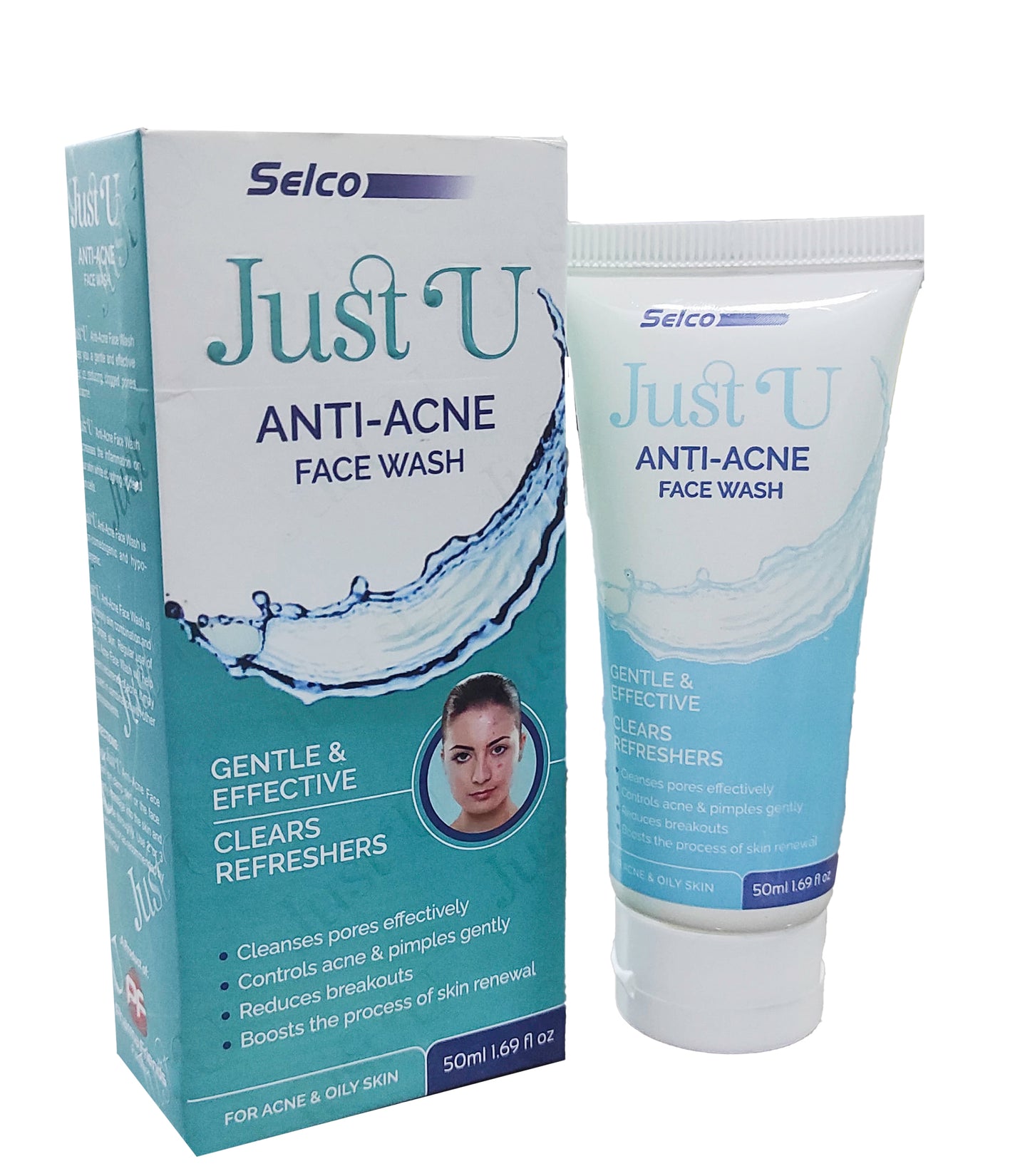 Just U Anti-Acne Face Wash 50ml