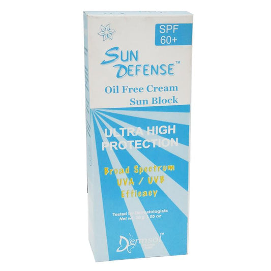 Sun Defense Oil Free Cream Sunblock 30gm Dermsol Pharma
