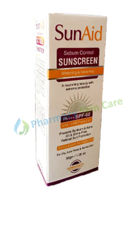 SunAid Sebum control sunscreen PA+++ SPF60 Sun Screen