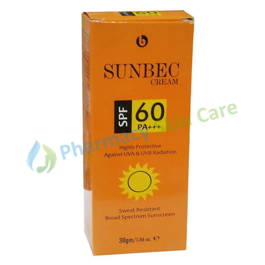 Sunbec Spf 60 30g Cream