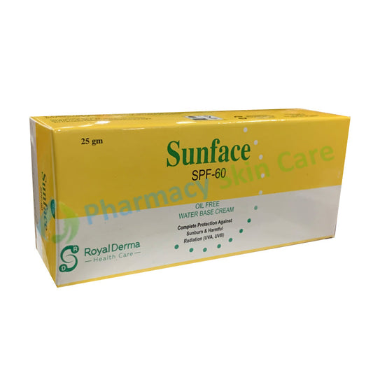 Sunface Spf-60 Cream 25Gm Skin Care