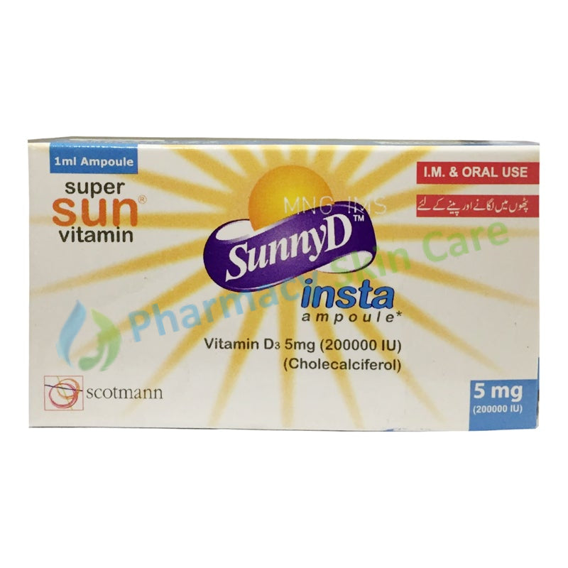 Sunny D 5000iu Soft Gel Scotmann Pharmaceuticals Pvt Ltd Vitamin D Analogue Vitamin D3