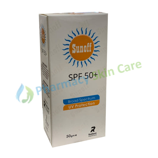 Sunoff Spf 50 Sunblock 50Gm Skin Care