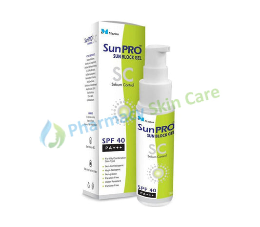 Sunpro Sc Gel Spf 40 P++ Sunblock