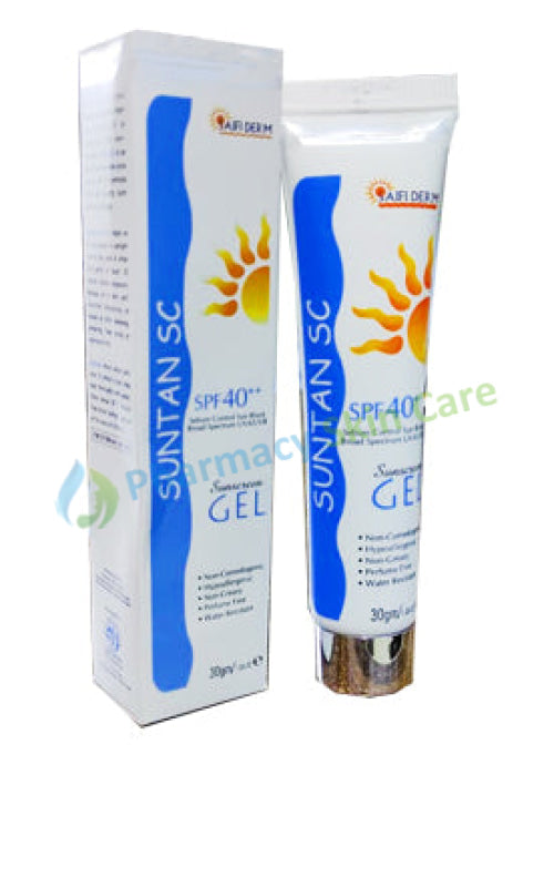 Suntan Sc Sunscreen Gel SPF 40++ Sunscreen