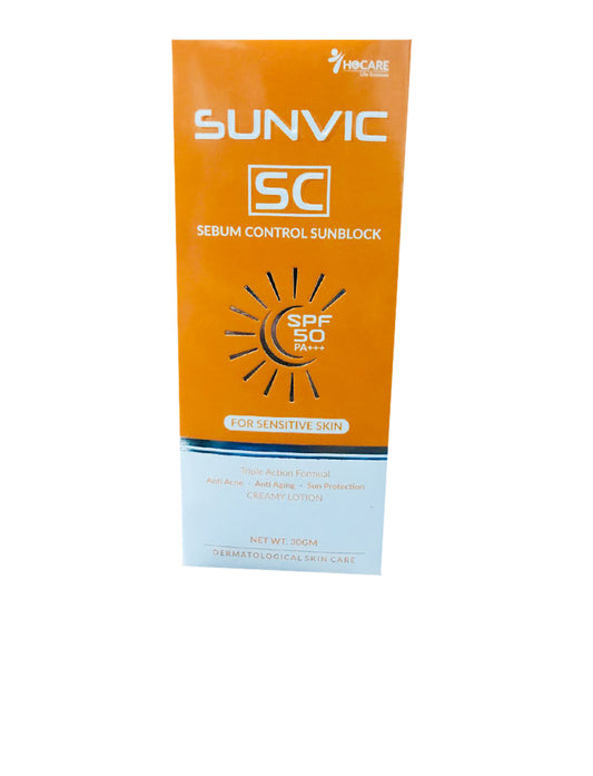 Sunvic SC SPF 50 PA+++ Creamy Lotion