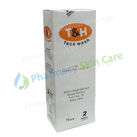 T&H Face Wash 75Ml Skin Care