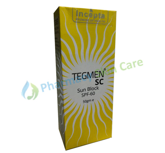 Tegmen Sc Sun Block Spf 60 Skin Care