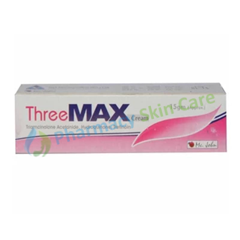ThreeMax Cream 15gm Triamcinolone Acetonide,Hydroquinone, Tretinoin Mc.John