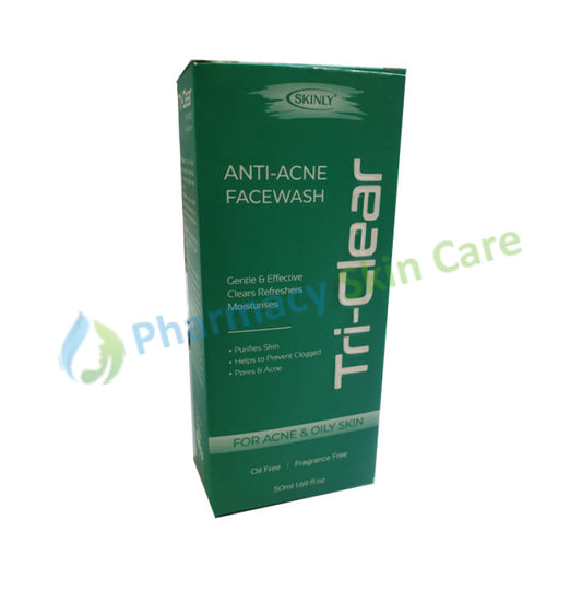 Tri Clear Anti Acne Face Wash 120Ml Skin Care