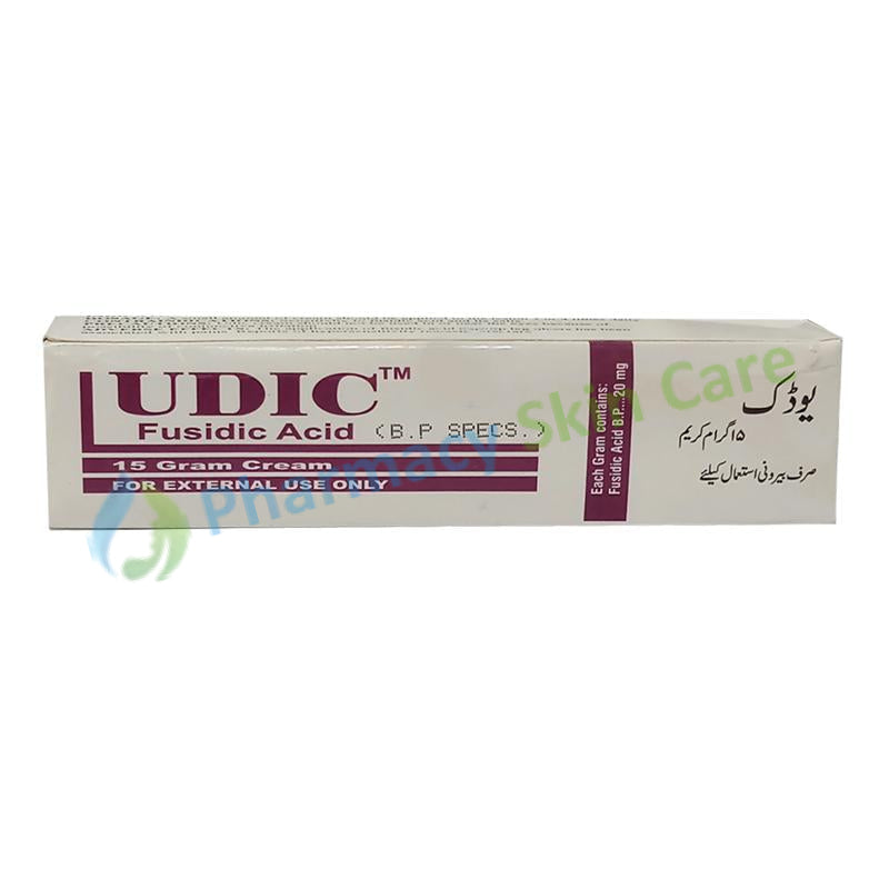 Udic Cream 15g Valor Pharmaceuticals Anti Bacterial Fusidic Acid