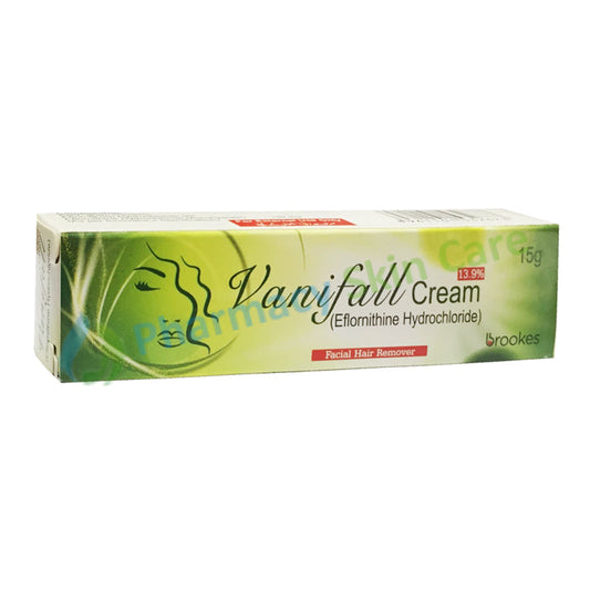 Vanifall Cream 15gm Elfornithine Hydrochloride Brookes Pharma
